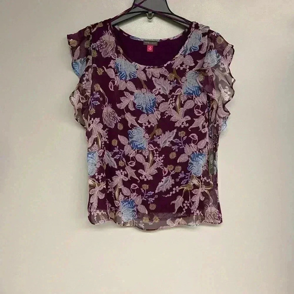 New size medium‎ Floral top - Picture 1 of 8